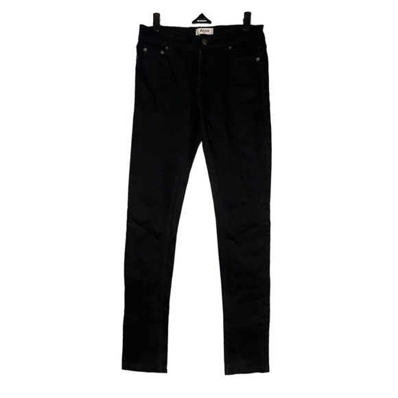 acne Studios Skin M Deep Black Jean - Picture 2 of 6